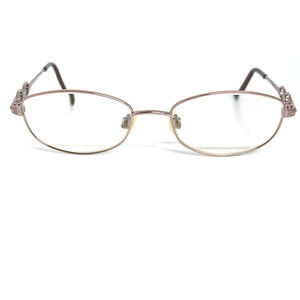 TURA MOD. 531 Rose Gold 52-17-135 Round‎ Oval Eyeglasses Frames H16205
